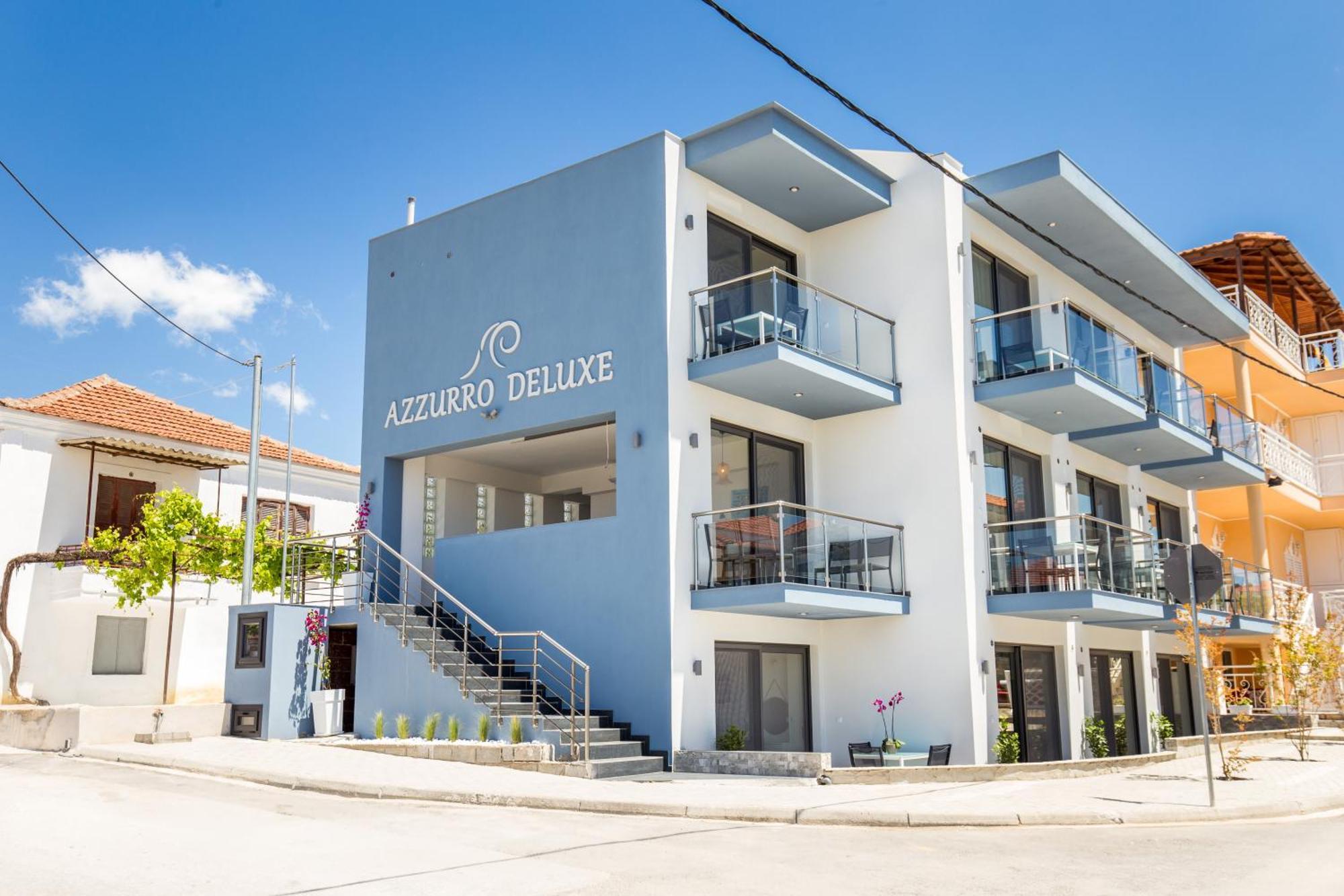 Apartamento Azzurro Deluxe Limenaria  Exterior foto